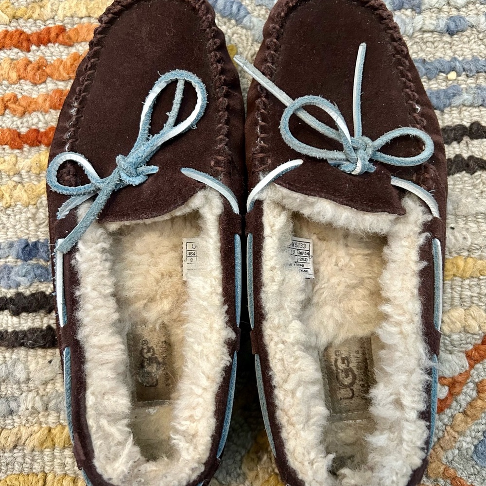 UGG Chocolate Brown Dakota Moccasin - Picture 2 of 7